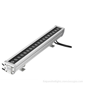 Outdoor Waterproof Rgb Blue / Yellow / Red Led Wall Washer Store Lighting 18w 24vdc